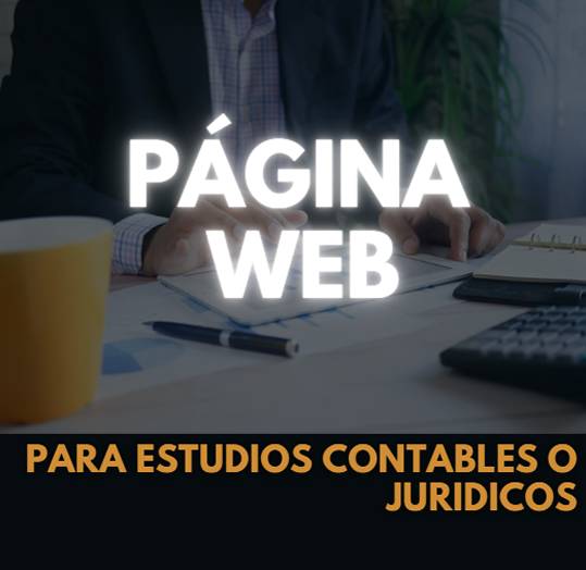 Diseño web para estudios jurídicos o contables
